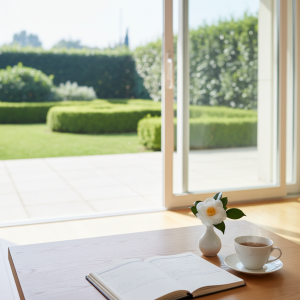 Home Georganiseerde huiskamer met slimme routines voor dagelijks onderhoud en tuinzorg